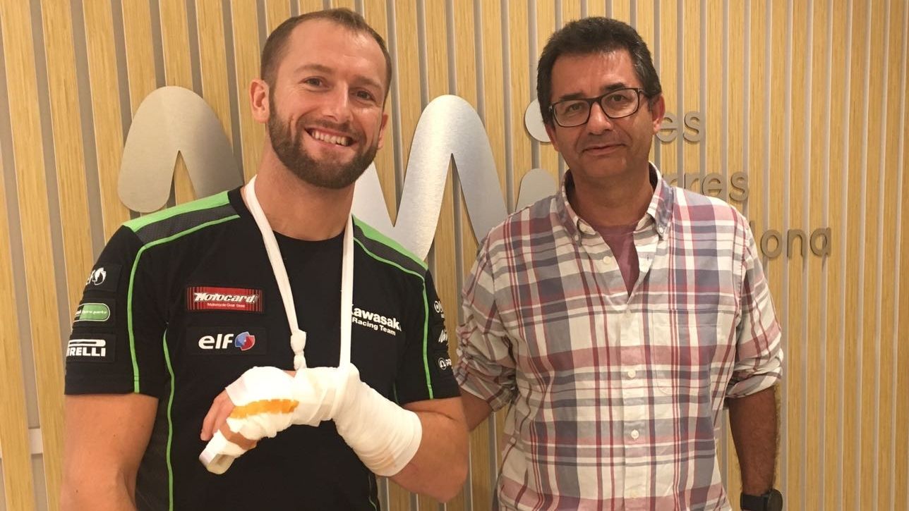 Tom Sykes, tras ser operado con éxito: “Se rompió el dedo meñique por la mitad”