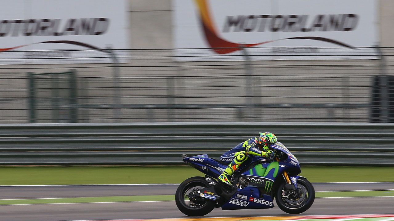 Valentino Rossi encuentra un aliado en el agua