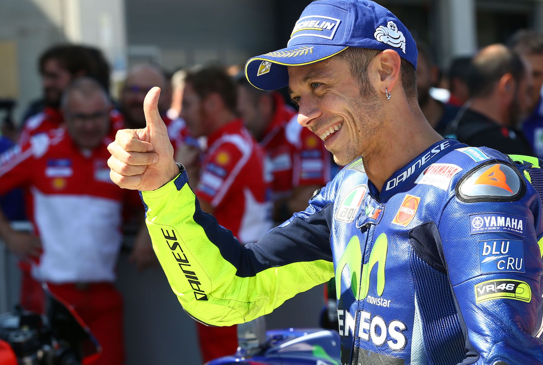 Valentino Rossi: “Si está enfadado hablad con Dani, lo mismo tiene que correr solo”
