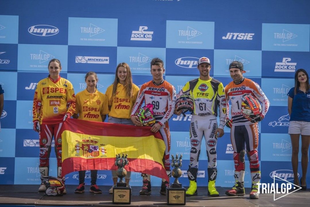 España arrasa en el Trial de las Naciones con doble victoria, Féminas y World Trophy
