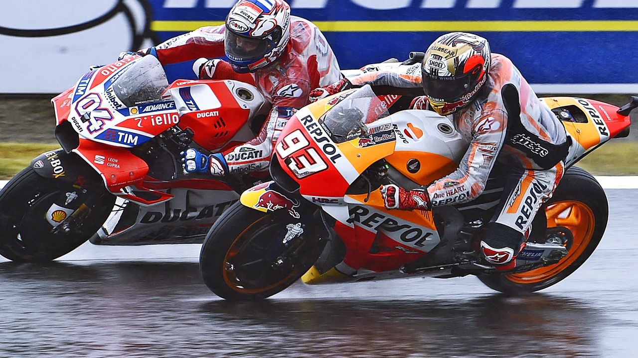 El canguro Marc Márquez y el koala Andrea Dovizioso se cruzarán en Australia