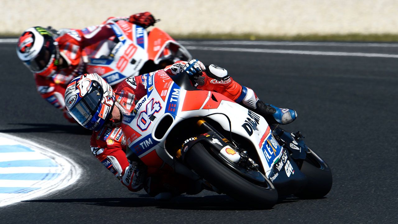 Andrea Dovizioso, la excepción que confirma la regla Ducati en Phillip Island