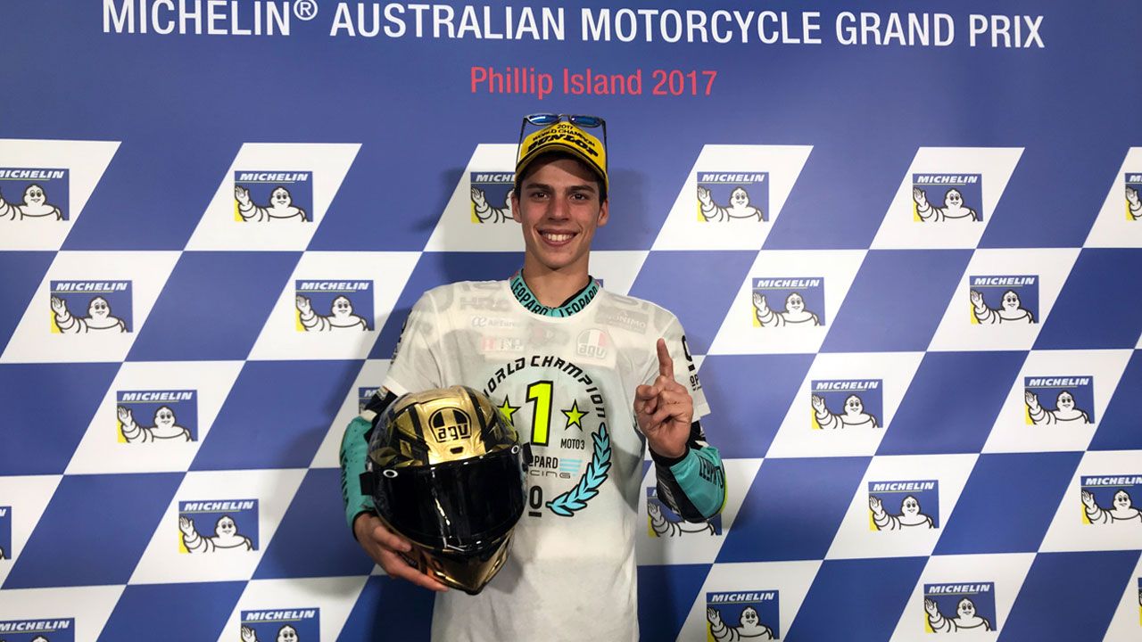Joan Mir recuerda a Luis Salom: “Desde ahí arriba estará orgulloso”