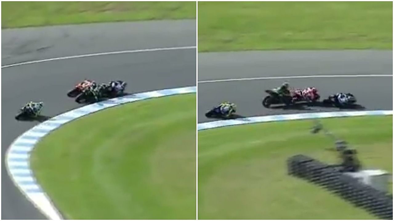 La polémica acción de Johann Zarco que casi acaba con Marc Márquez en el suelo