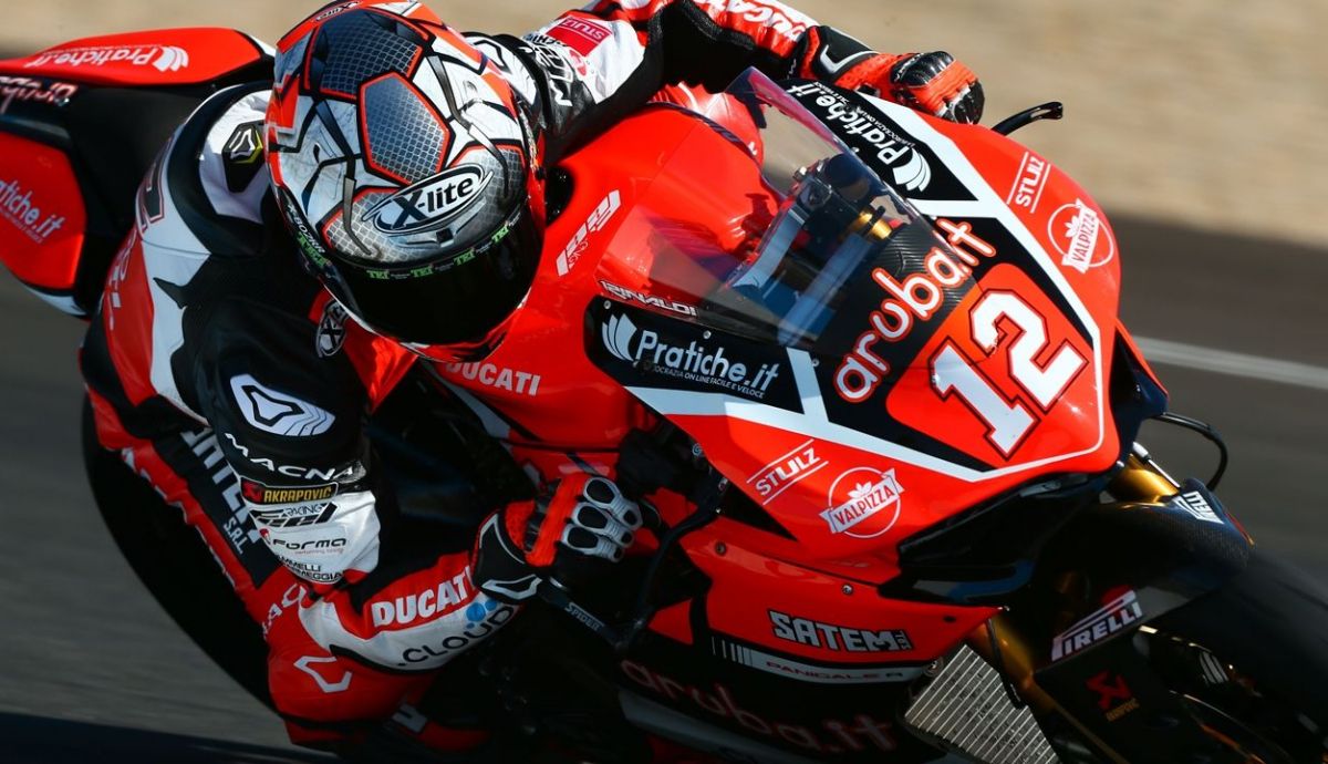 Michael Ruben Rinaldi fue campeón de Europa de Superstock 1000 con el Aruba Junior Michael Ruben Rinaldi fue campeón de Europa de Superstock 1000 con el Aruba Junior