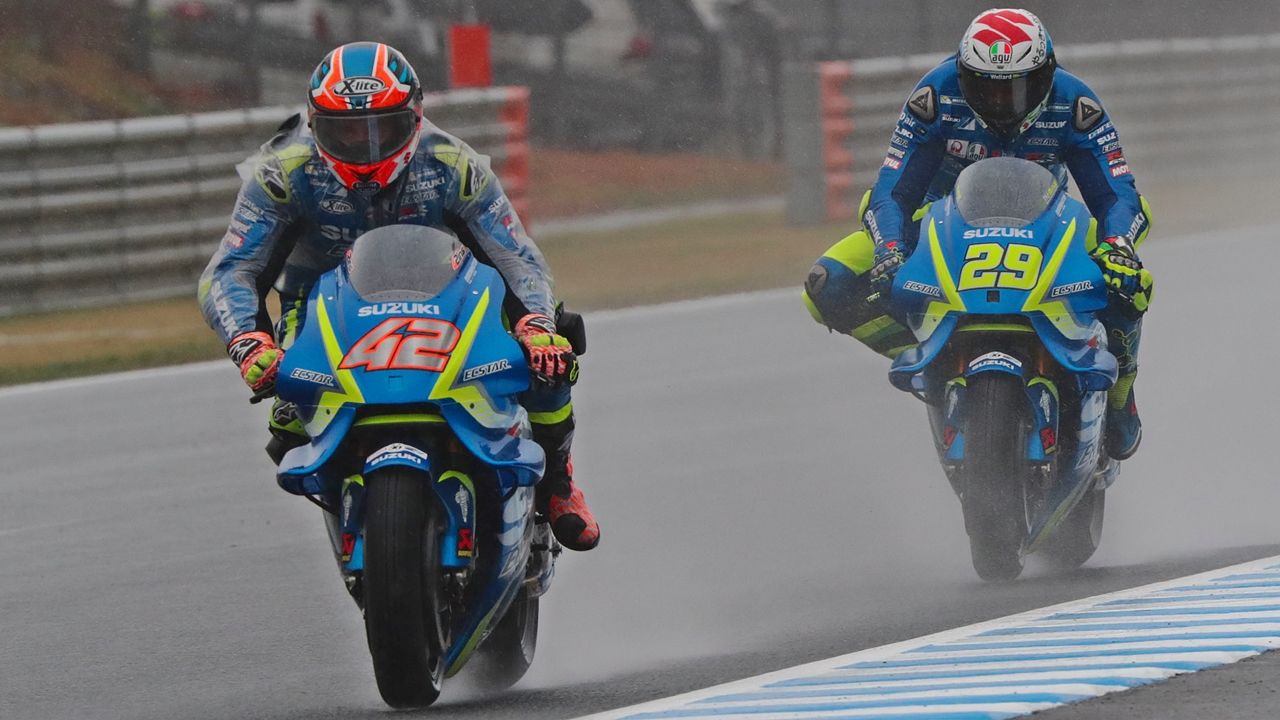 Suzuki saca pecho de la mejoría de Andrea Iannone y Álex Rins con este vídeo