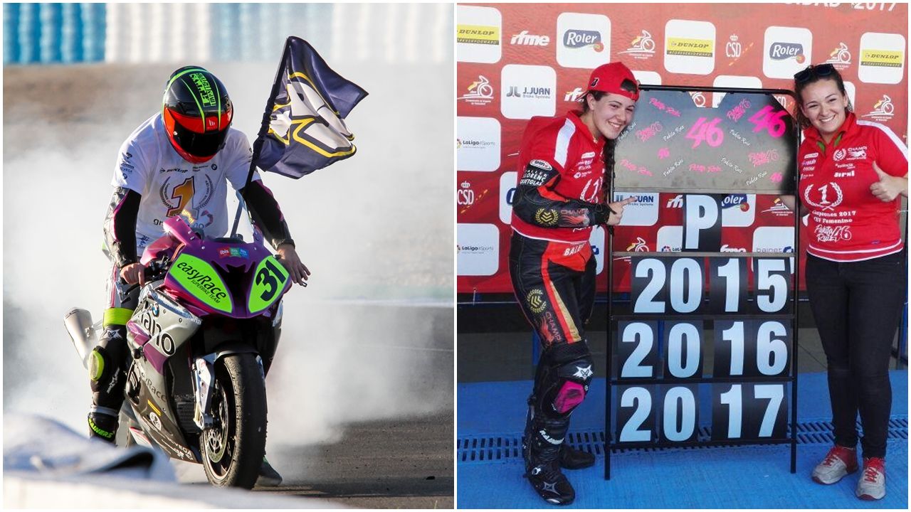 Carmelo Morales y Pakita Ruiz, campeones de España de Stock 1000 y Féminas