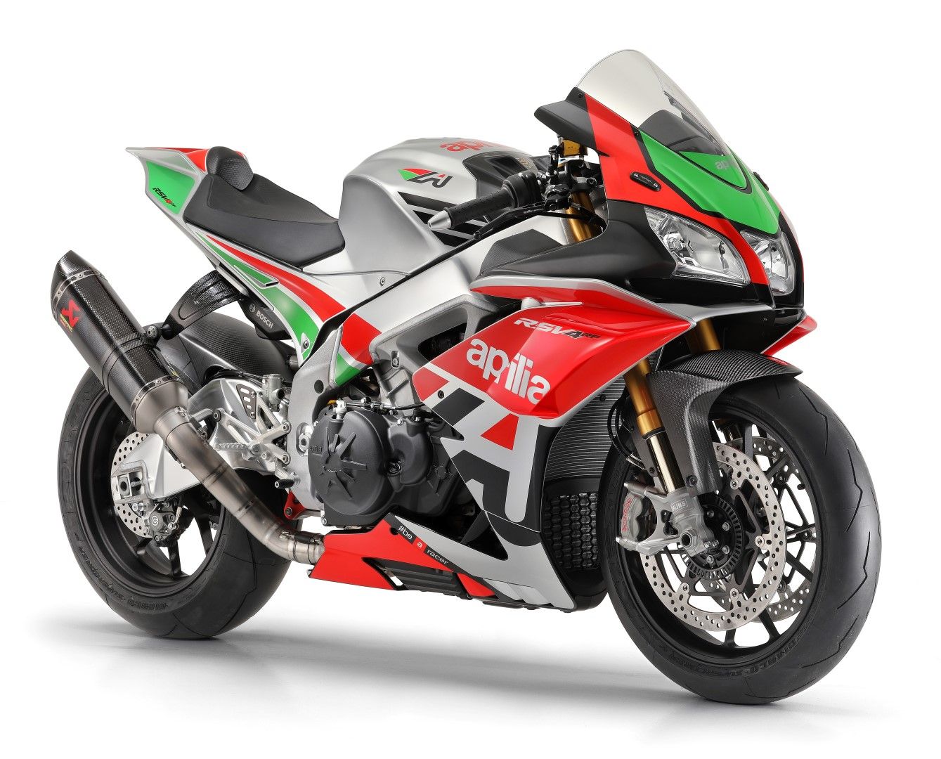 Aprilia RSV4 RR y RF 2018, con kit Aprilia Racing Factory