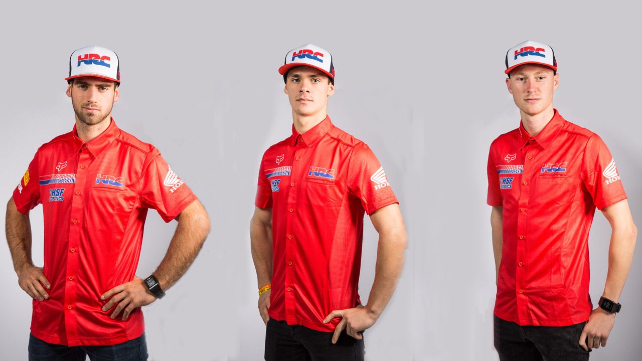Honda HRC anuncia sus pilotos para el Mundial de MX 2018
