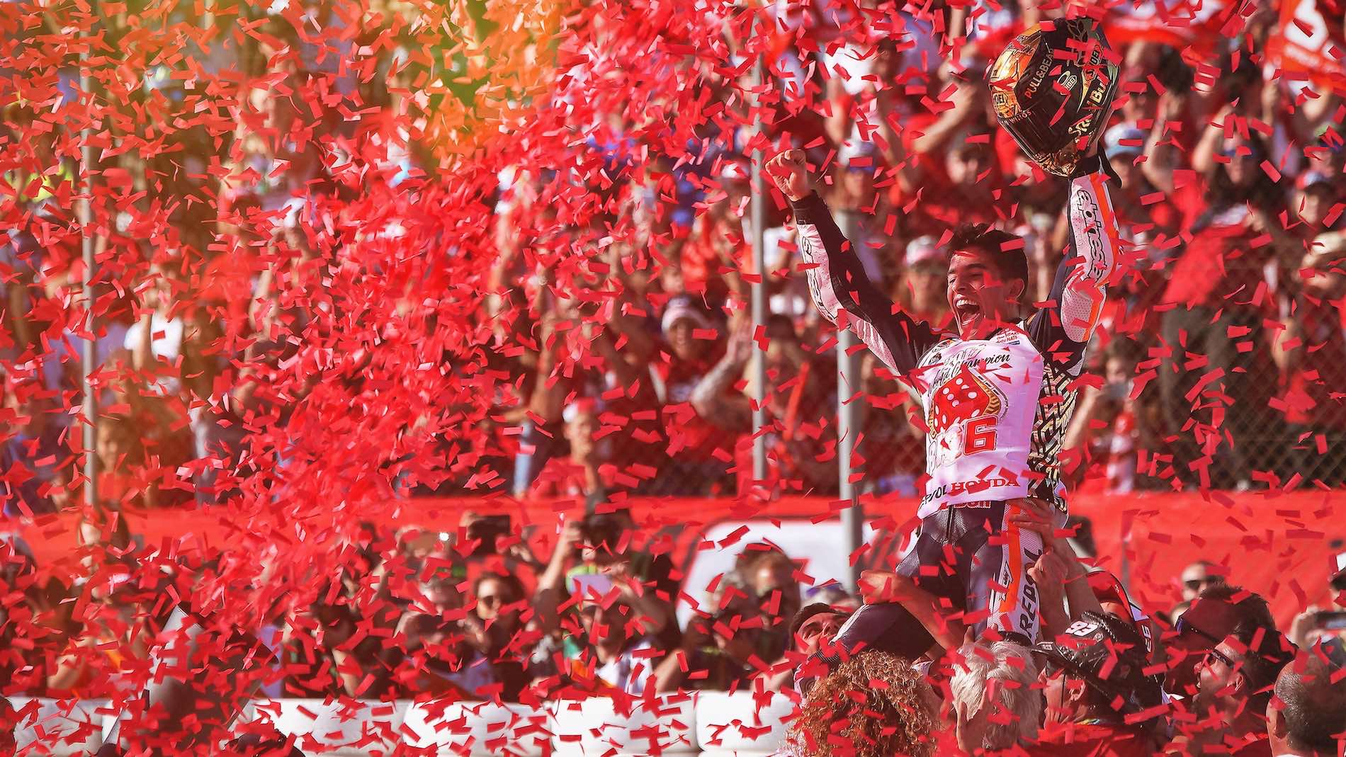 Marc Márquez, campeón del mundo de MotoGP 2017