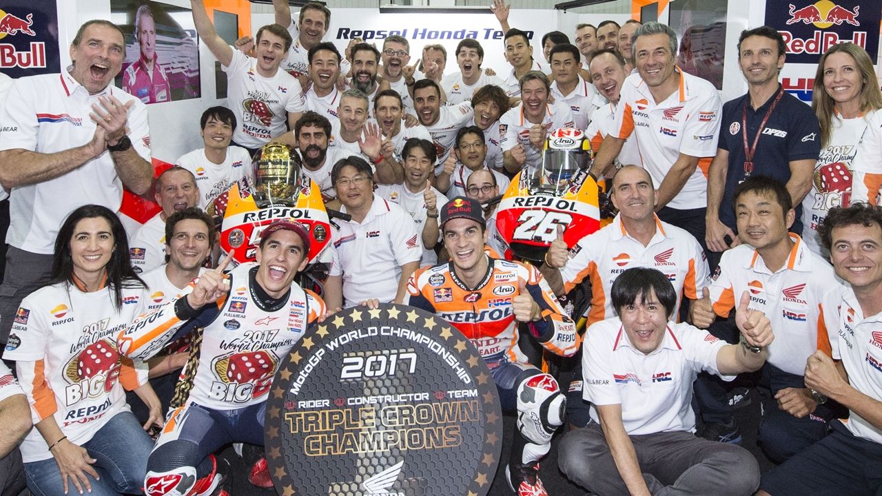 Honda logra su primer repóquer perfecto