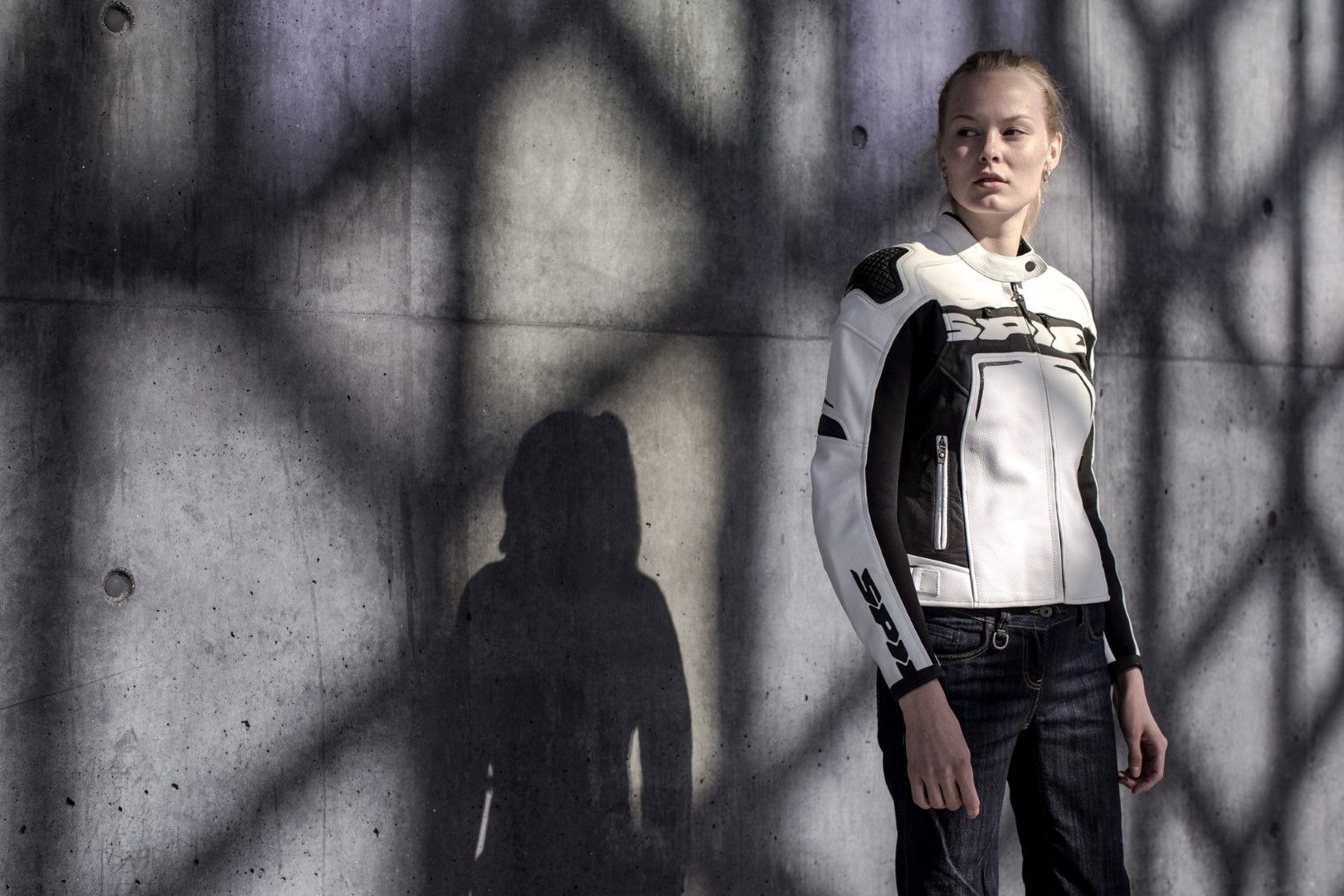 Chaqueta de cuero SPIDI Evorider para mujer
