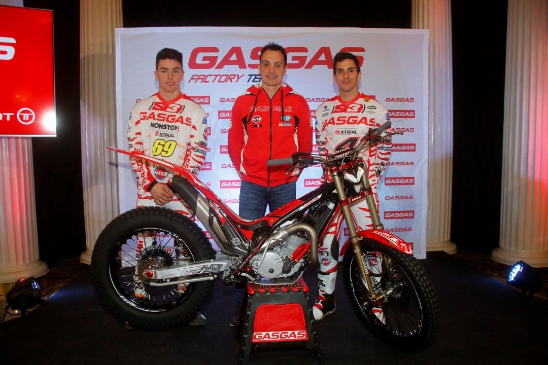 Gas Gas presenta a sus dos nuevos pilotos: Jaime Busto y Jeroni Fajardo