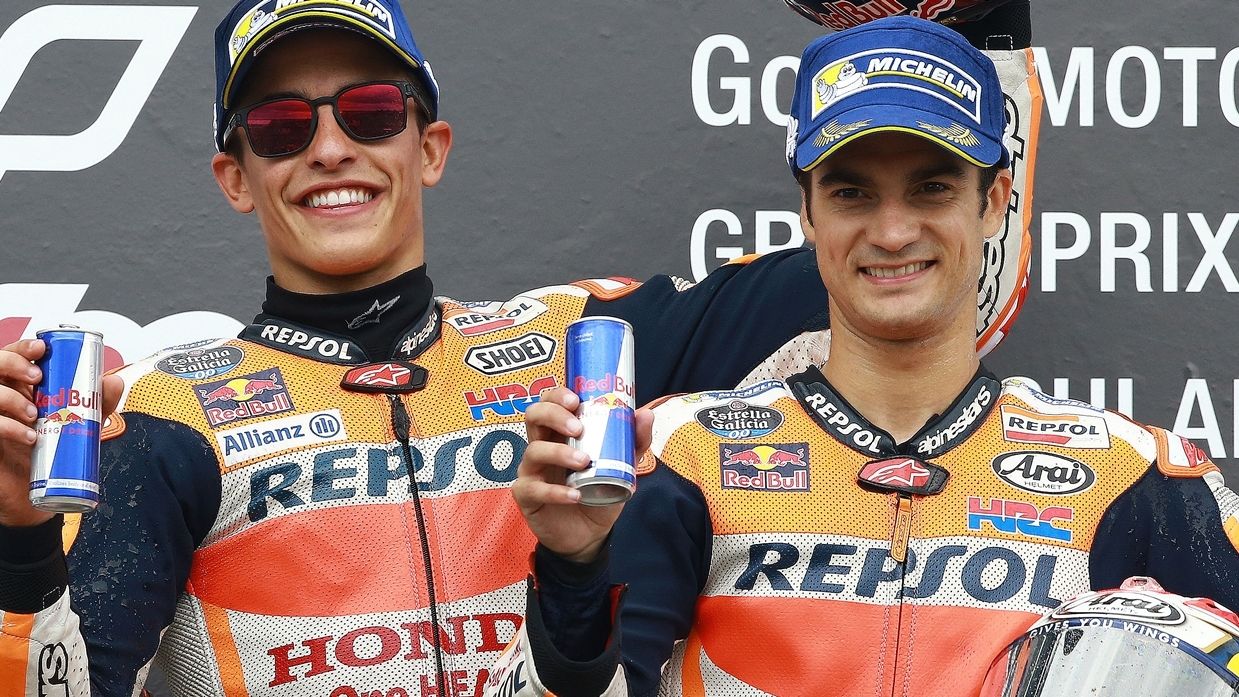 La diferencia entre Marc Márquez y Dani Pedrosa desde el punto de vista técnico