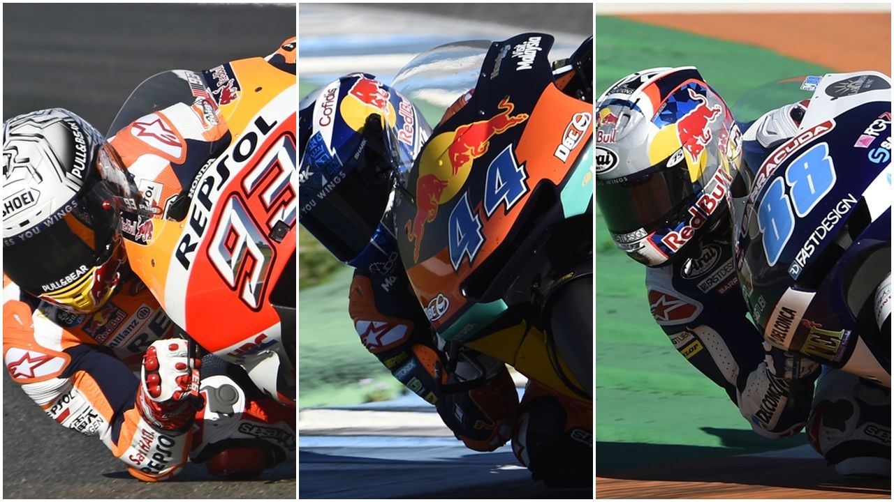 Marc Márquez, Miguel Oliveira y Jorge Martín, los favoritos para MotoGP 2018