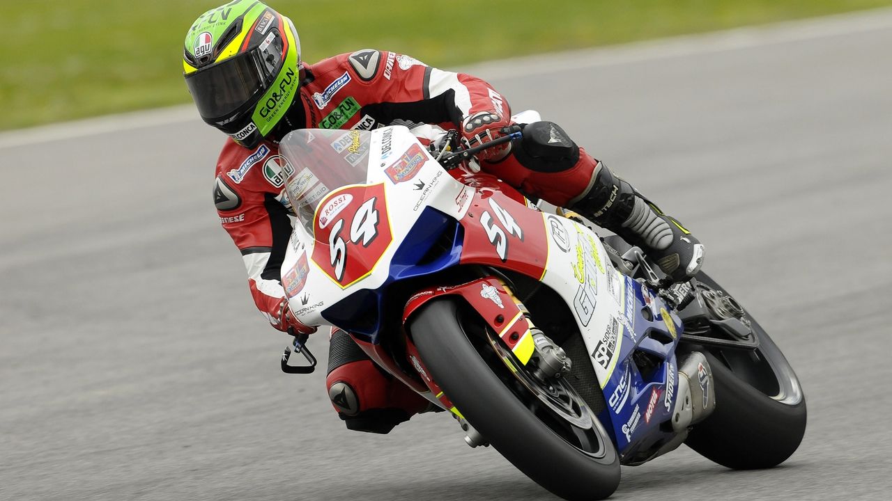 Manuel Poggiali vuelve a correr en un mundial de motociclismo una década después