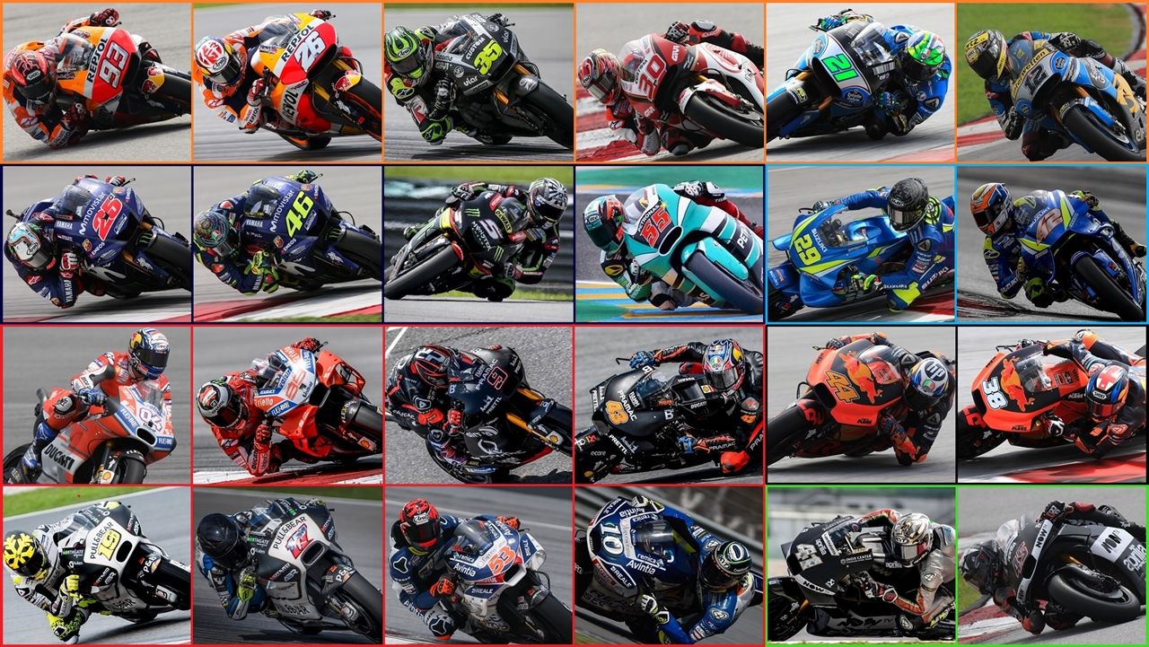 MotoGP 2018: Los 24 pilotos