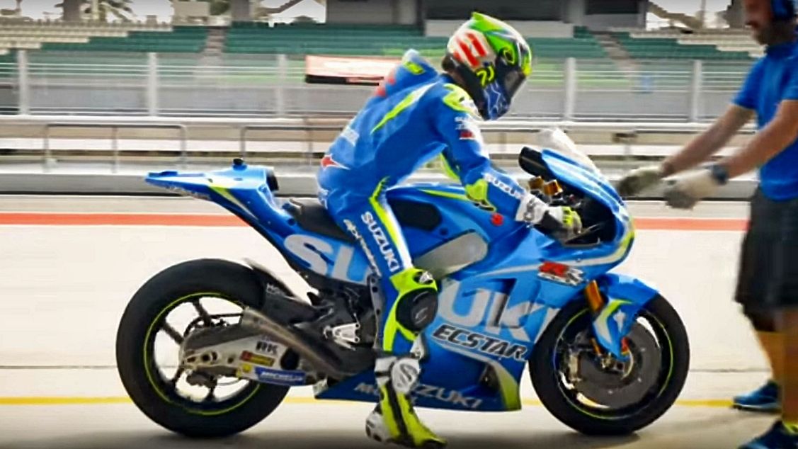 Toni Elías prueba la Suzuki MotoGP: “Espero repetirlo en un futuro próximo”