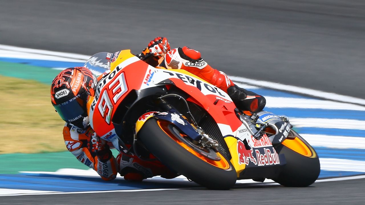 Marc Márquez está "muy contento" y Dani Pedrosa con "sensaciones muy positivas"