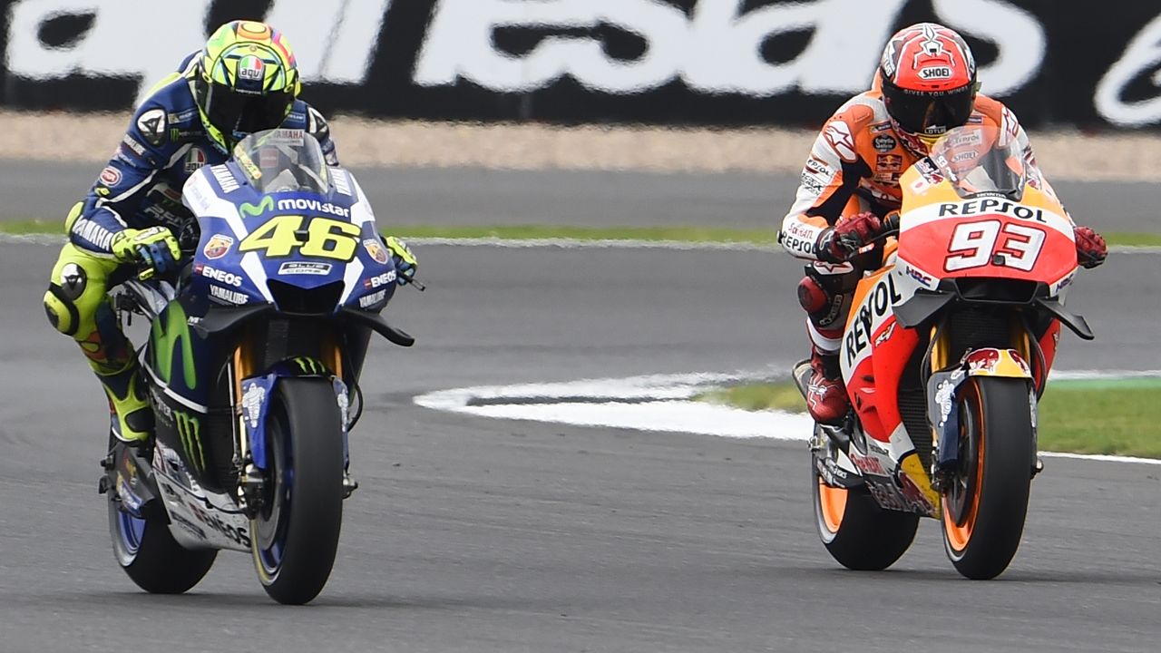 Marc Márquez, Valentino Rossi y el número Pi