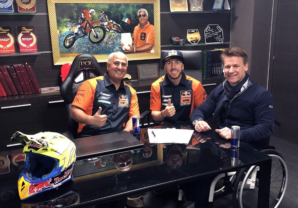 Tony Cairoli renueva con KTM hasta 2020