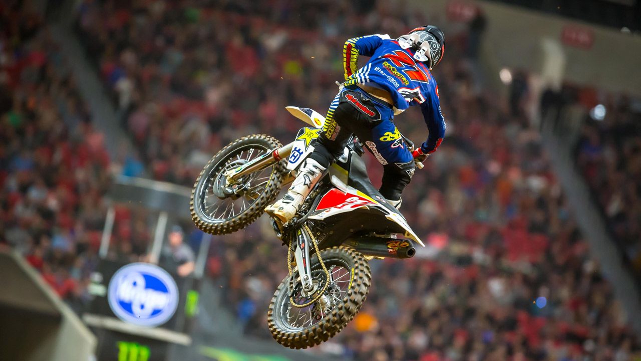 Jason Anderson se impone en el Supercross «Triple Crown» de Atlanta