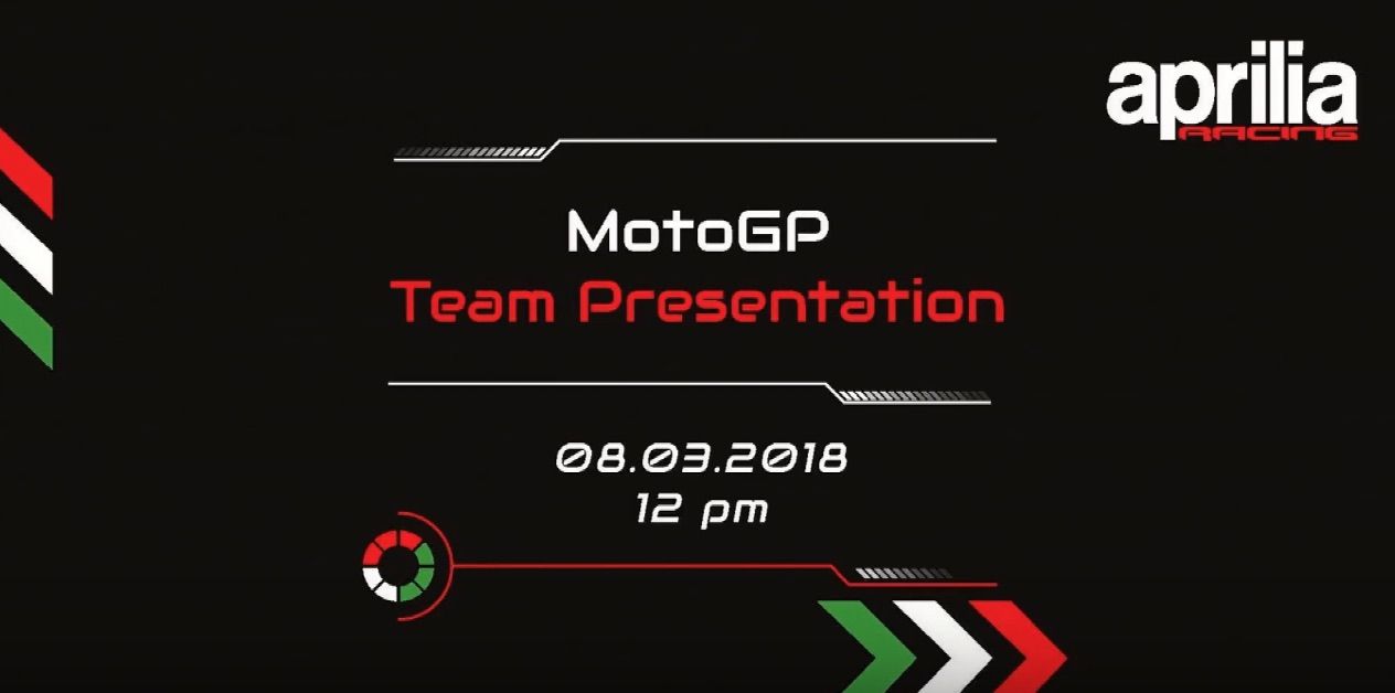 Vuelve a ver la presentación del equipo Aprilia de MotoGP
