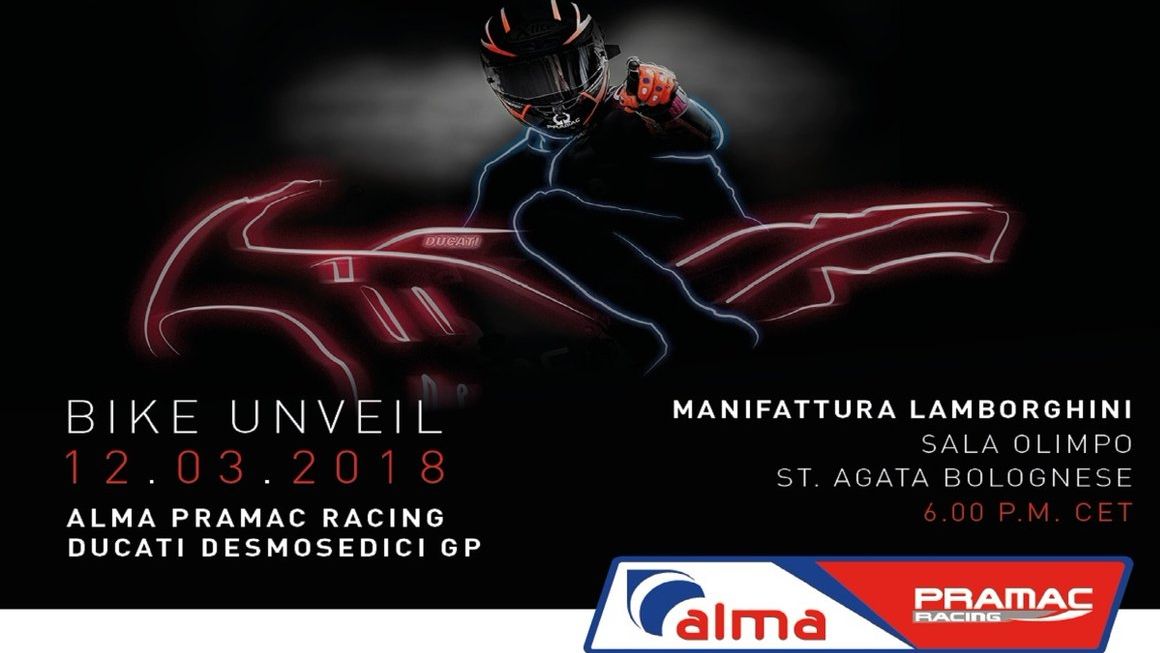 Vuelve a ver la presentación de las Ducati del Alma Pramac Racing para MotoGP 2018