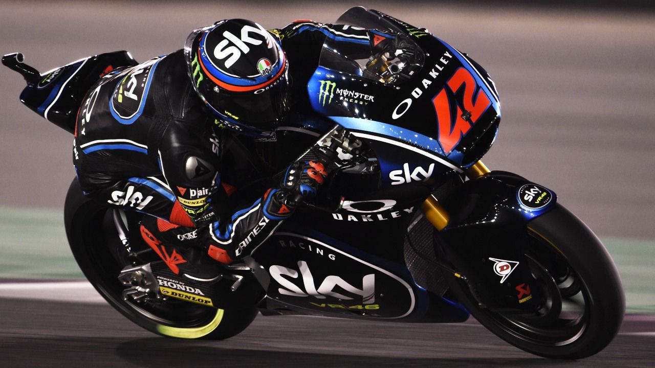 Pecco Bagnaia bate a Lorenzo Baldassarri en Moto2 y Álex Márquez salva el podio en Qatar