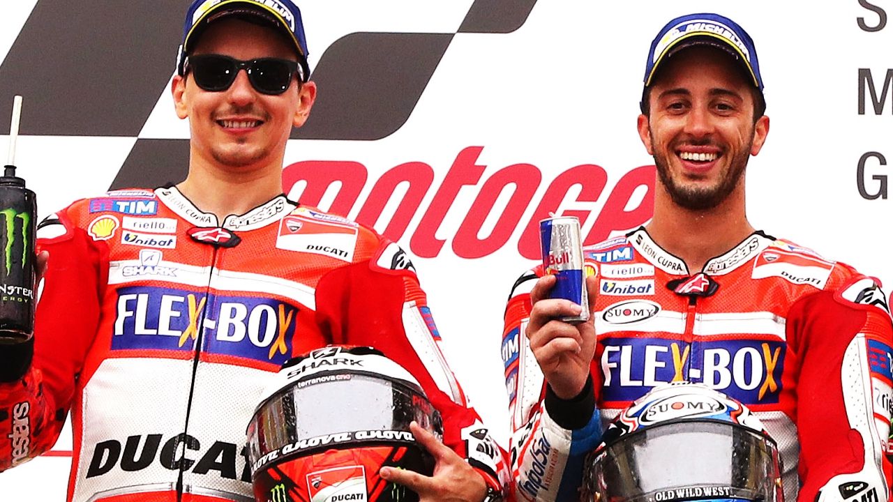 Andrea Dovizioso y Jorge Lorenzo, la mejor pareja que puede tener Ducati en MotoGP
