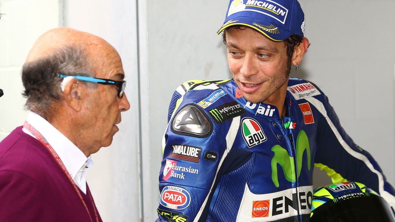Valentino Rossi, Carmelo Ezpeleta y Paco Pacheco, Premios del Motor Ciudad de Jerez