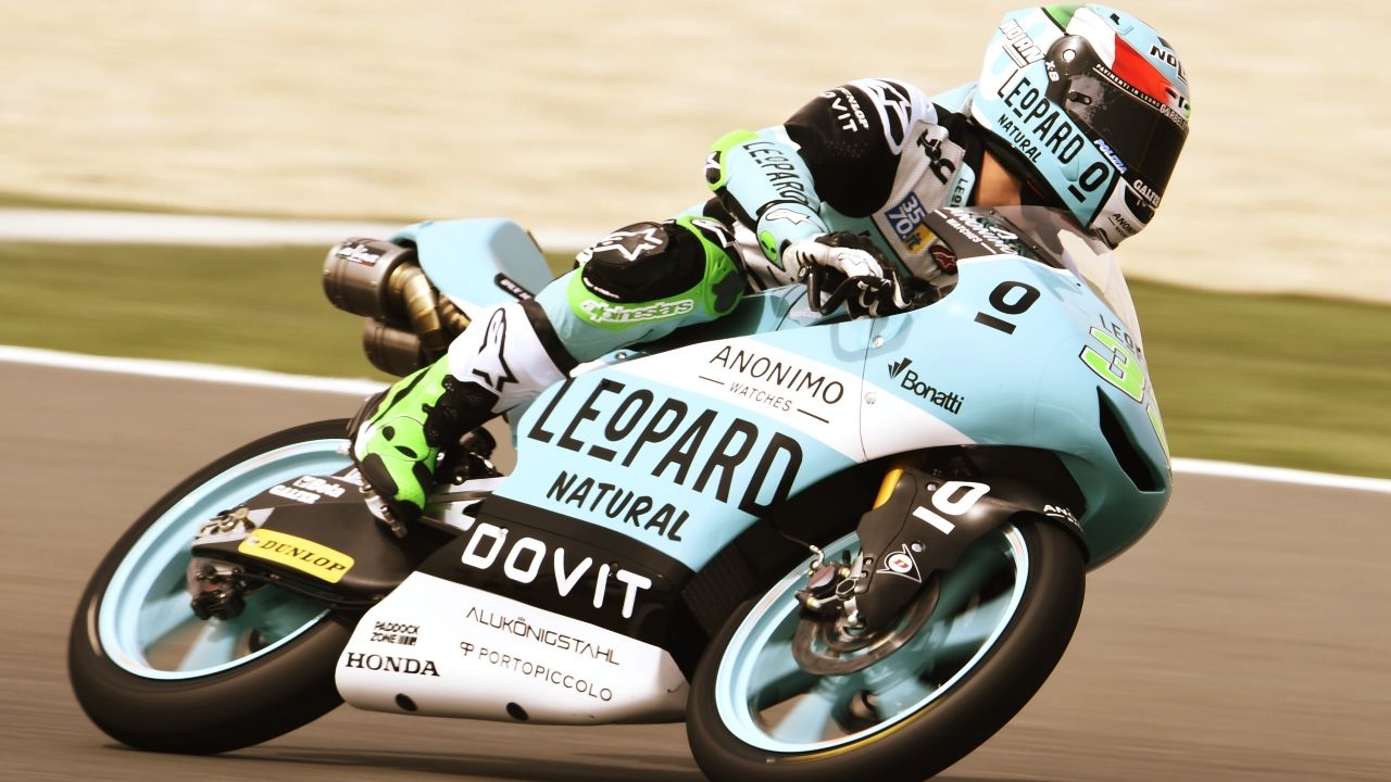 Enea Bastianini comanda el viernes de Moto3 en el Gran Premio de Argentina