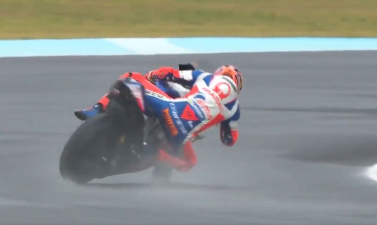 La vuelta de Jack Miller con slicks en mojado que la ha valido una ovación