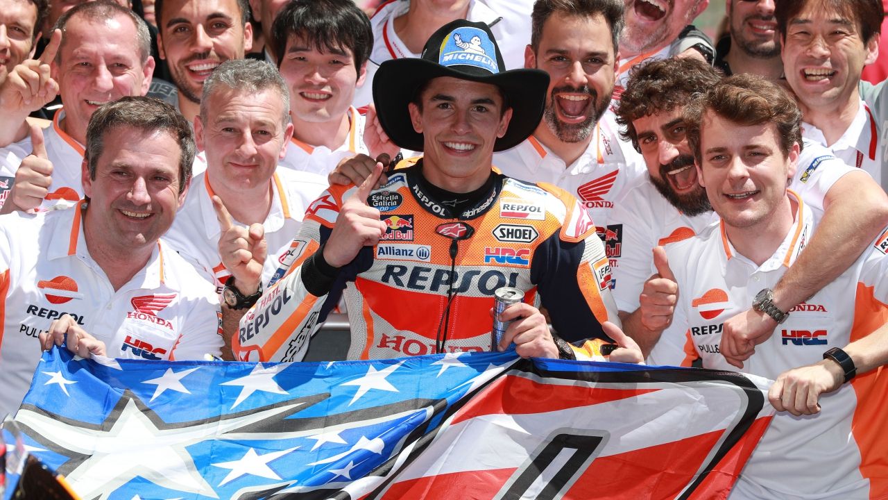 Marc Márquez: “Quería una carrera tranquila, tenía ganas de hablar en pista”