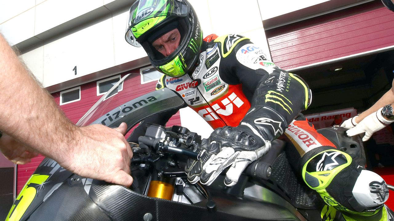 El recién operado Cal Crutchlow ya piensa correr en Jerez