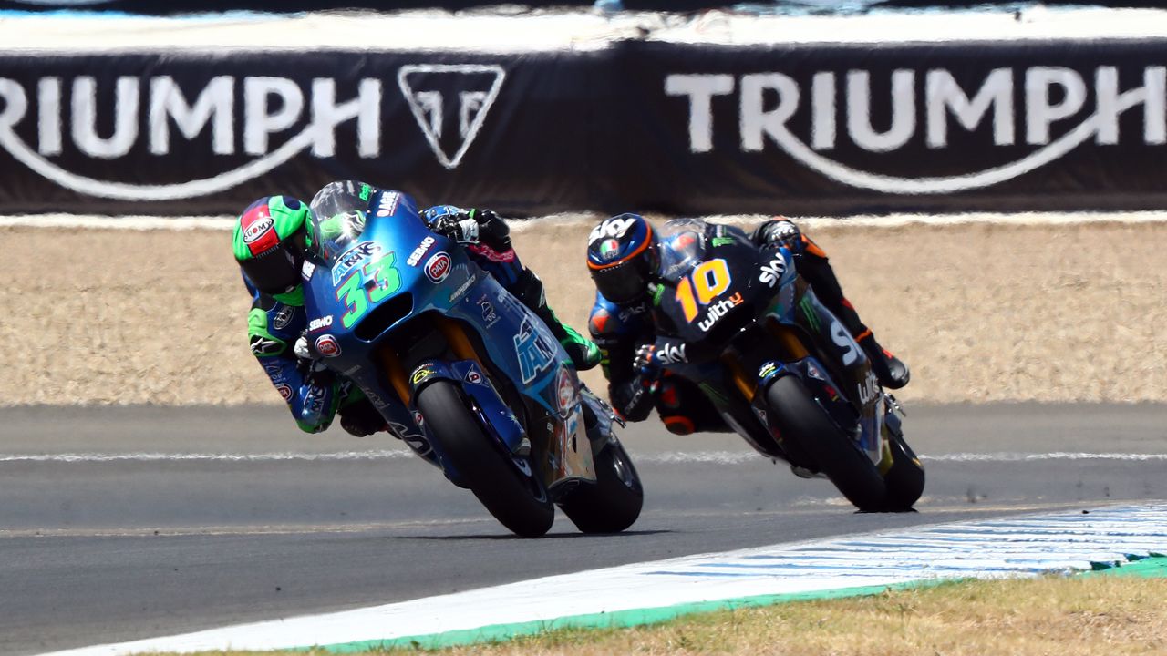 La primera de “La Bestia” Enea Bastianini en Moto2