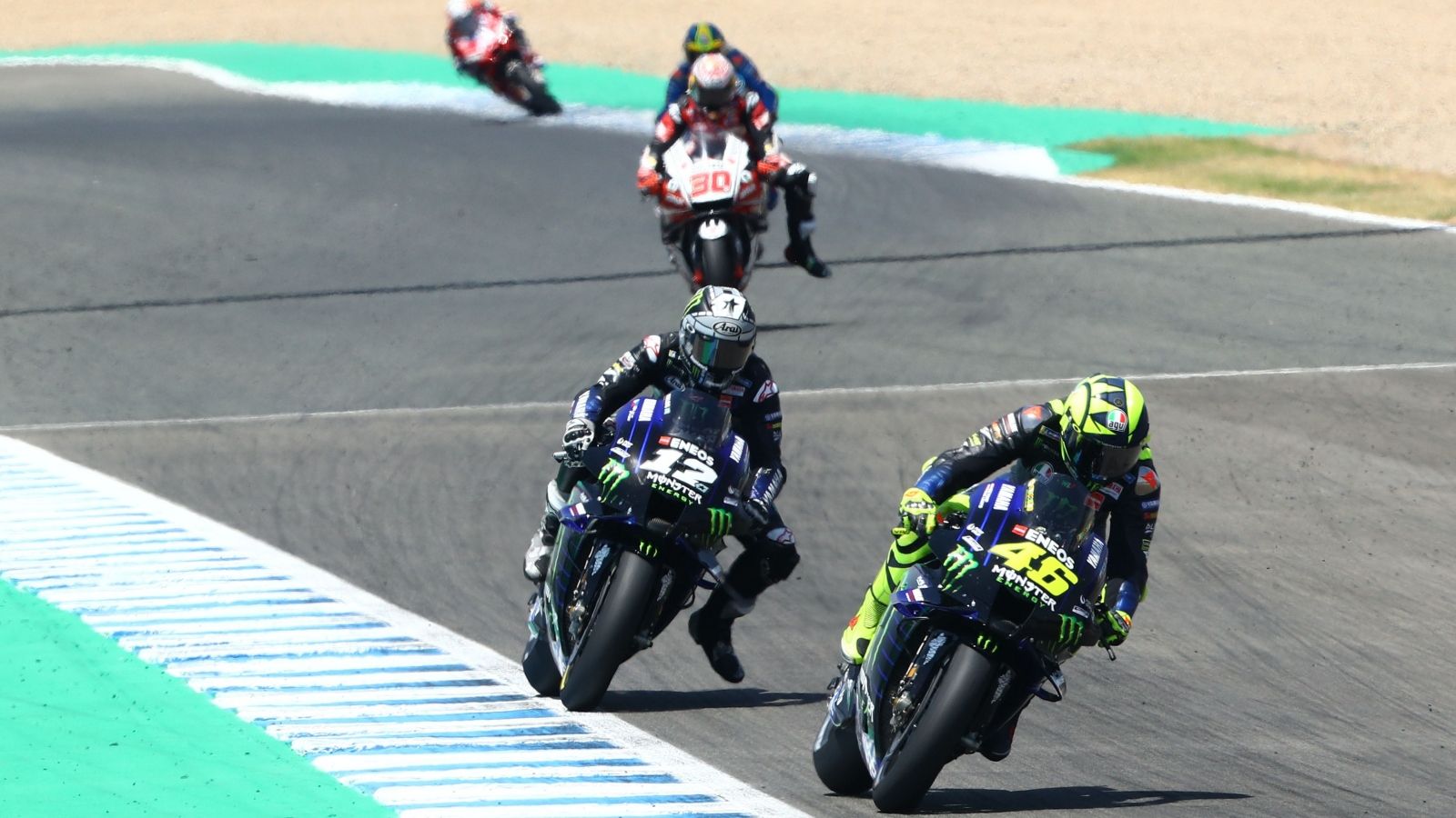 Valentino Rossi vs Maverick Viñales, GP Andalucía 2020