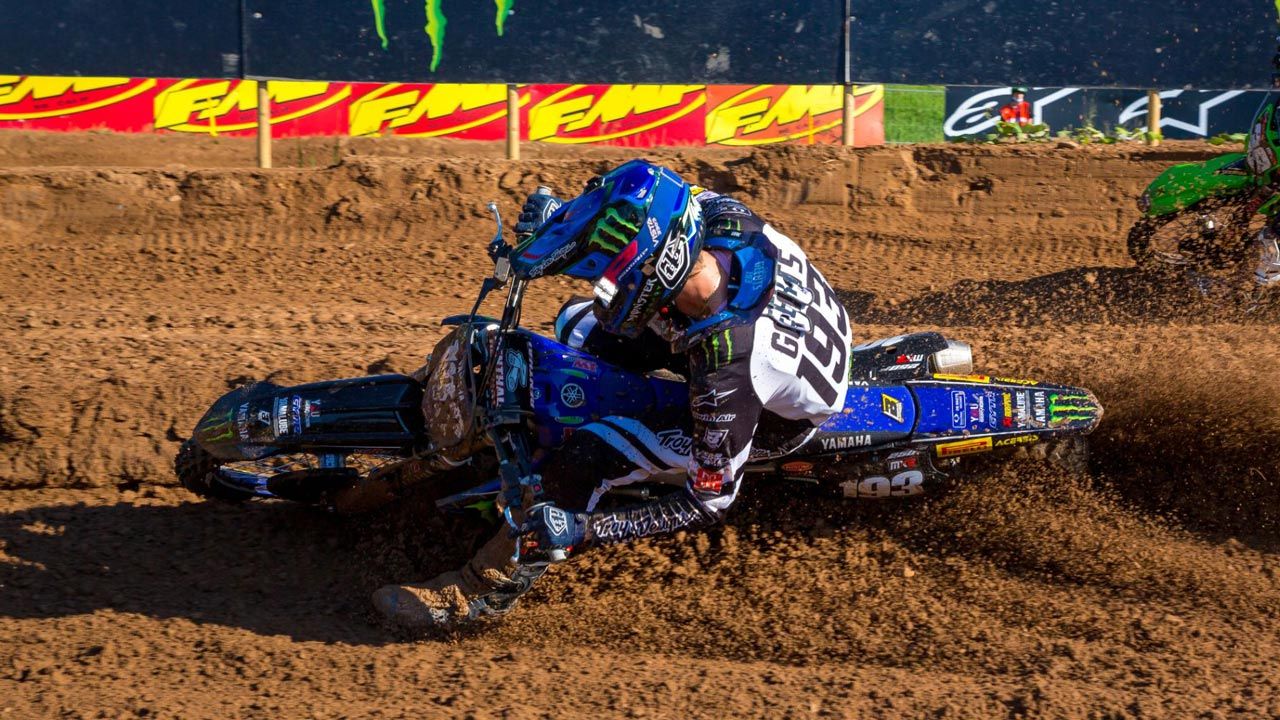 Jago Geerts se lleva la primera manga de MX2 en Letonia 2