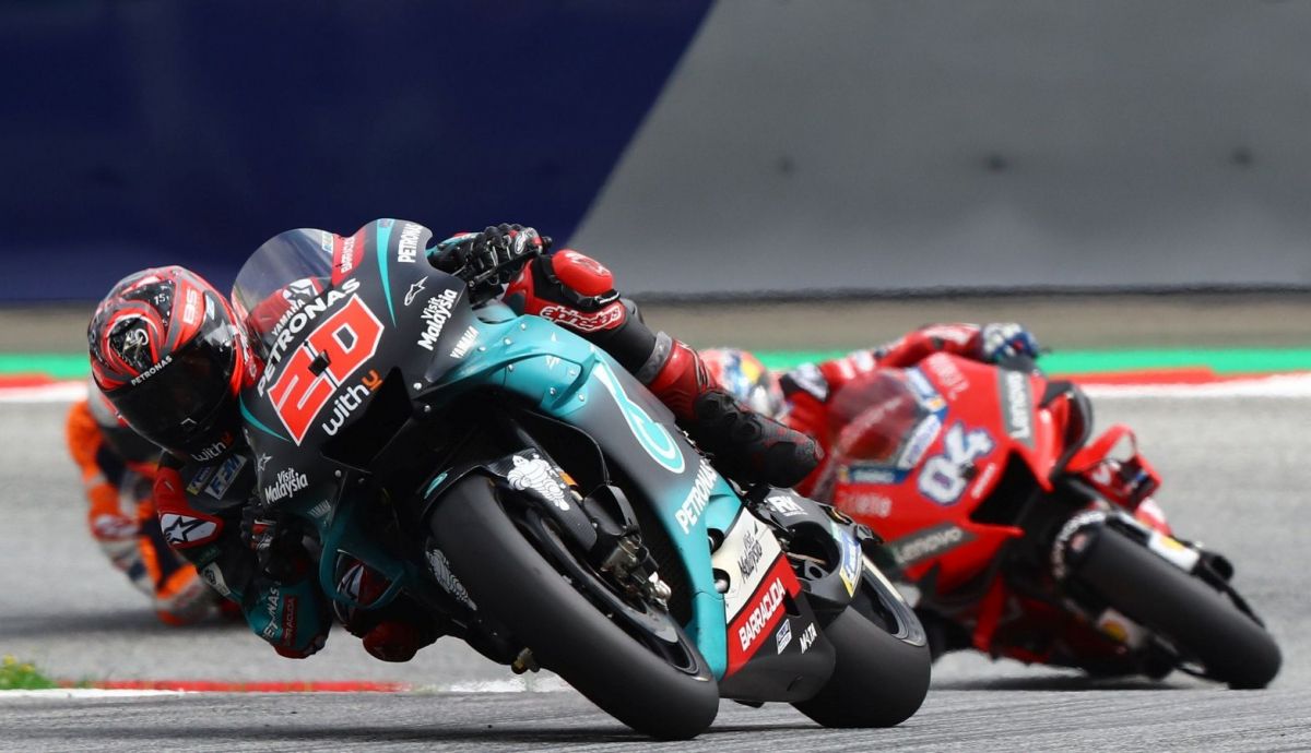 Fabio Quartararo y Andrea Dovizioso en el GP de Austria del pasado 2019 (Foto: Gold & Goose). Fabio Quartararo y Andrea Dovizioso en el GP de Austria del pasado 2019 (Foto: Gold & Goose).