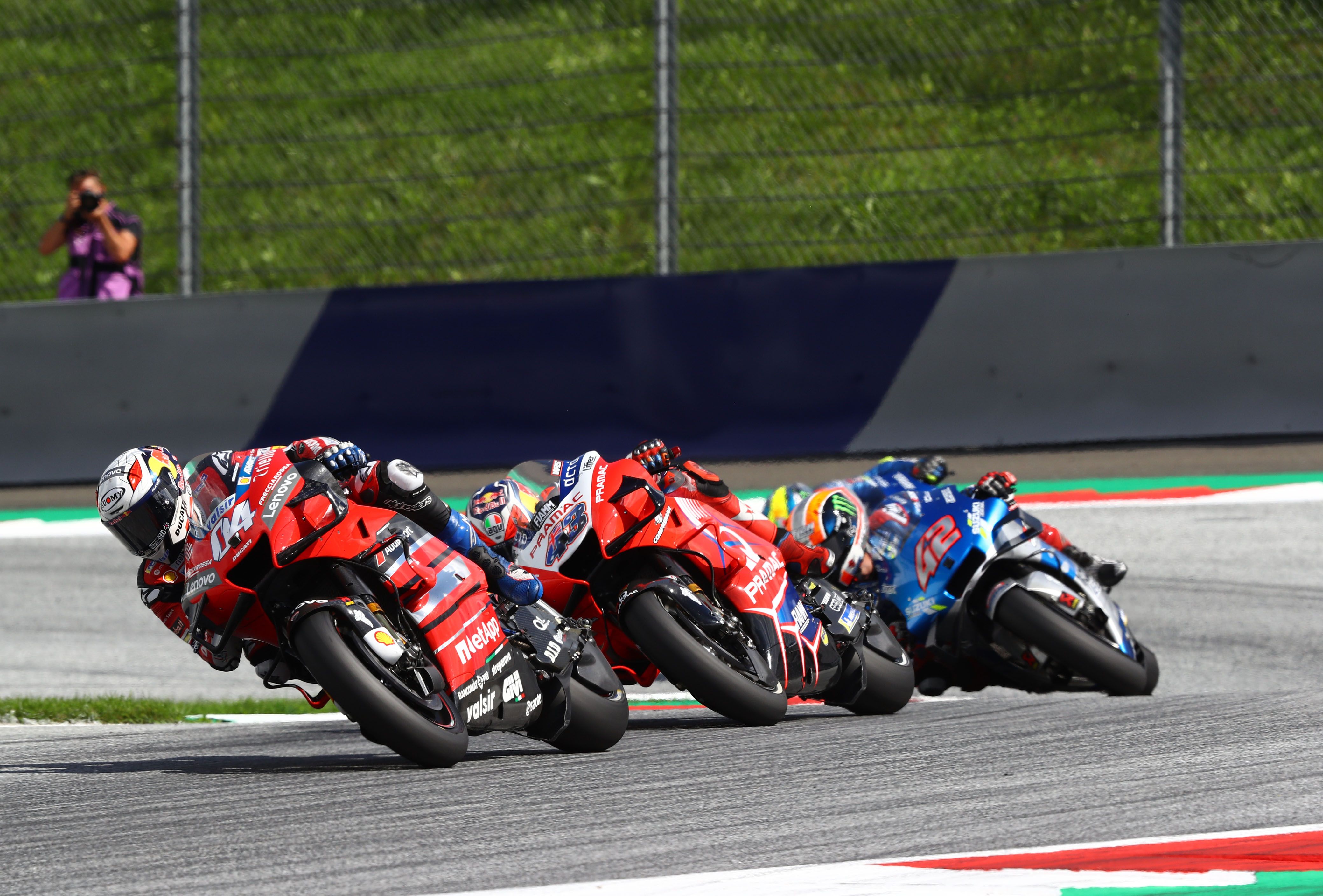 Andrea Dovizioso y Jack Miller en el Red Bull Ring.