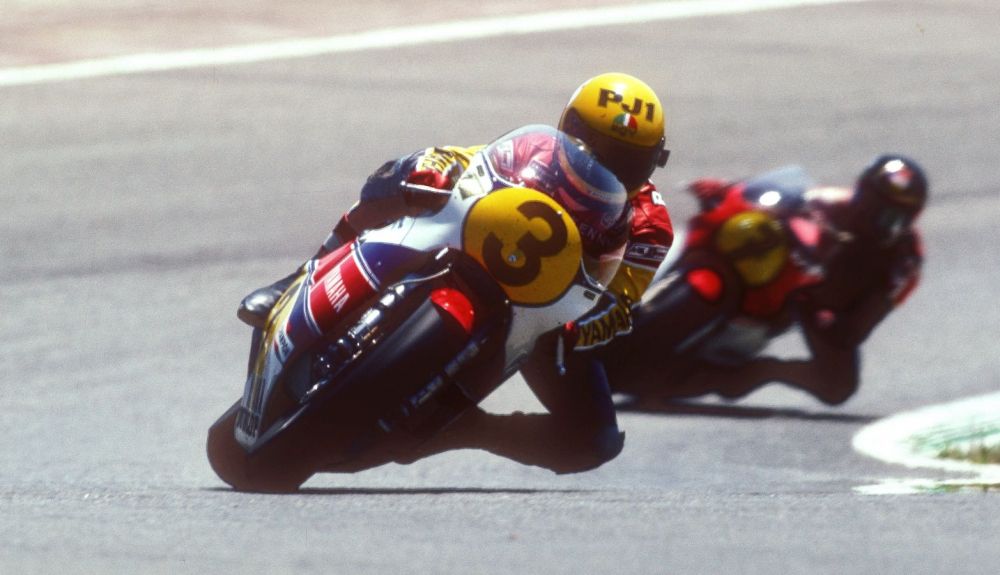 Kenny Roberts y Barry Sheene en 1982 Kenny Roberts y Barry Sheene en 1982