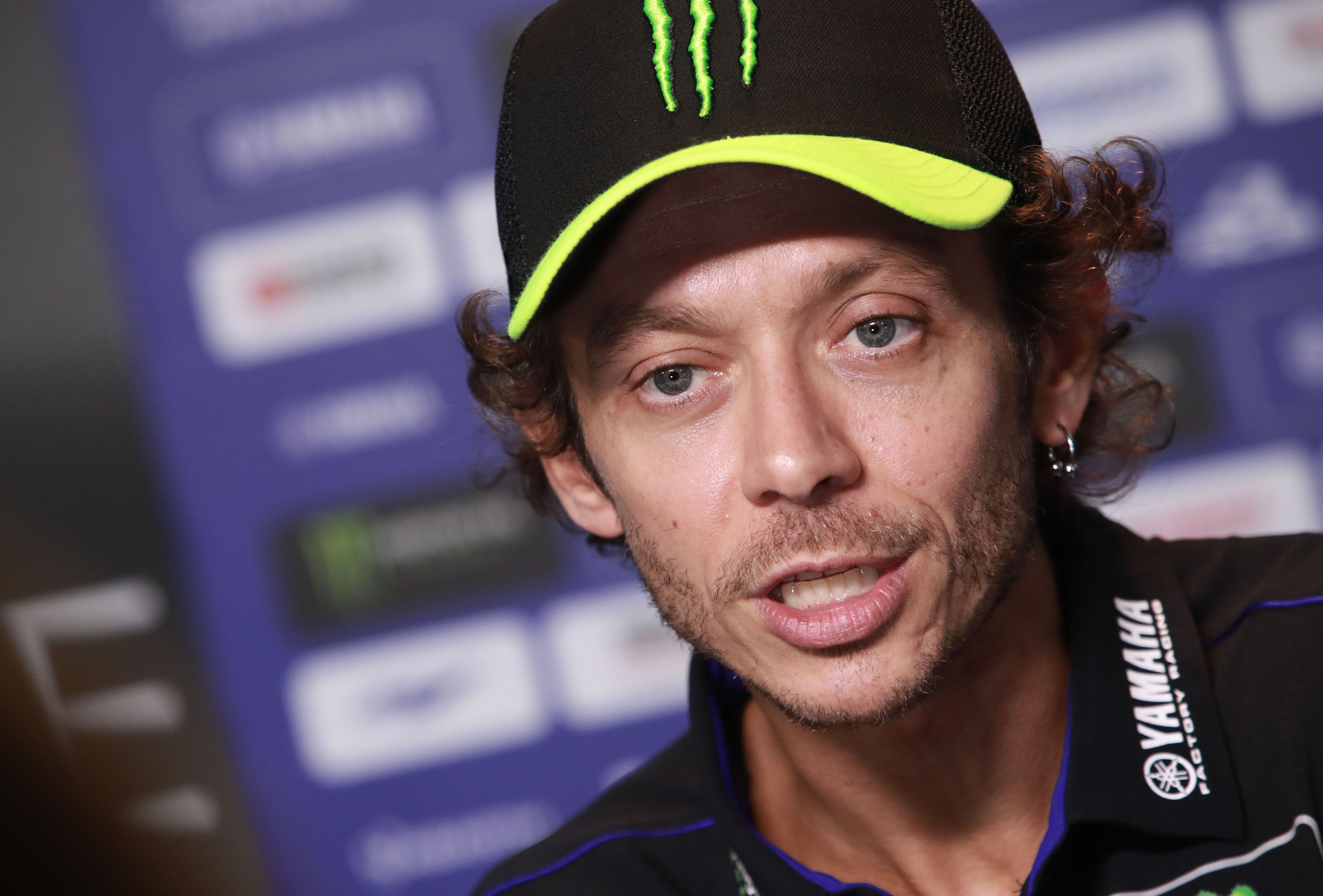 Valentino Rossi en la rueda de prensa del Gran Premio de Estiria de MotoGP
