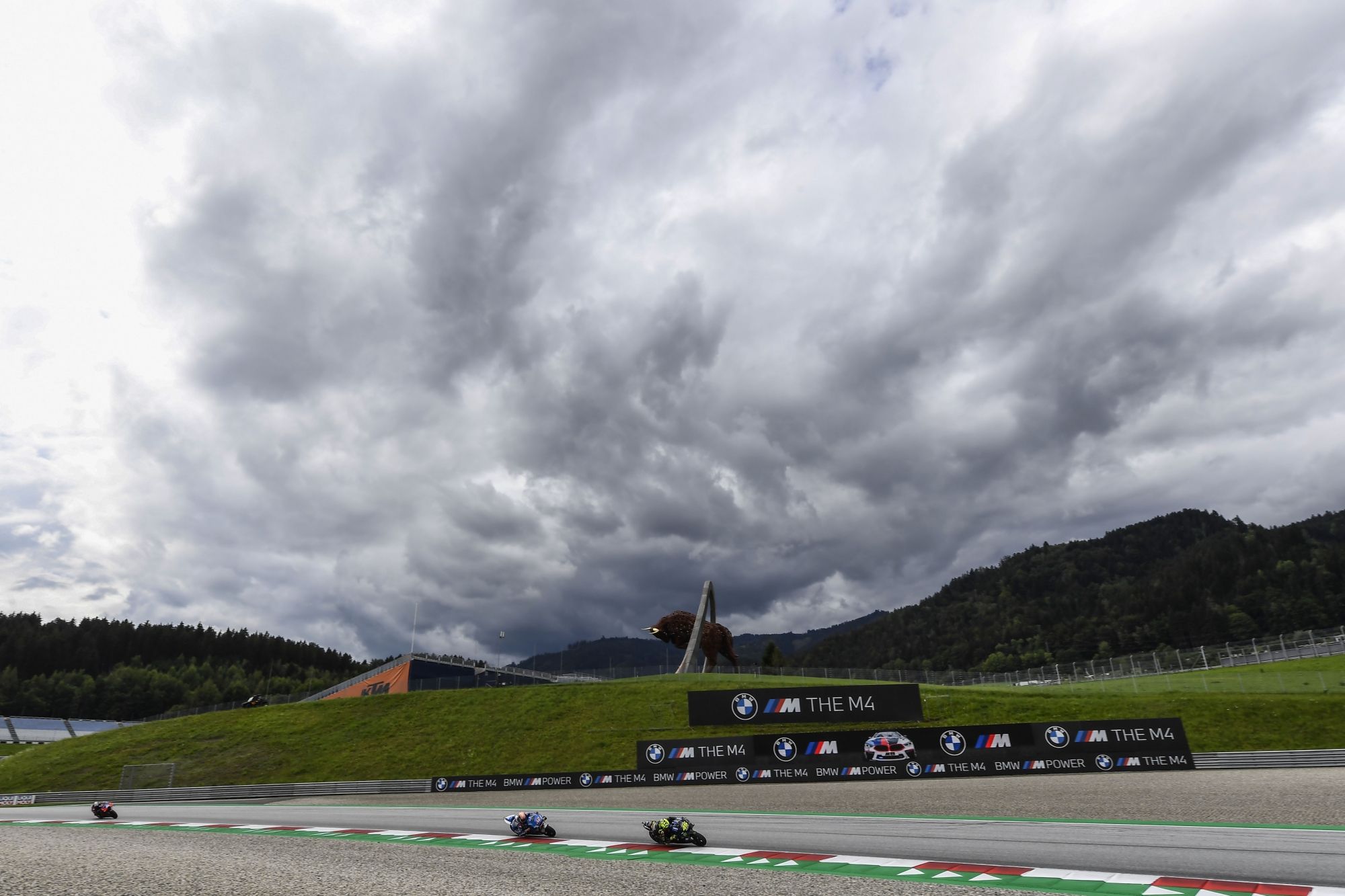 El paisaje desde el Red Bull Ring.