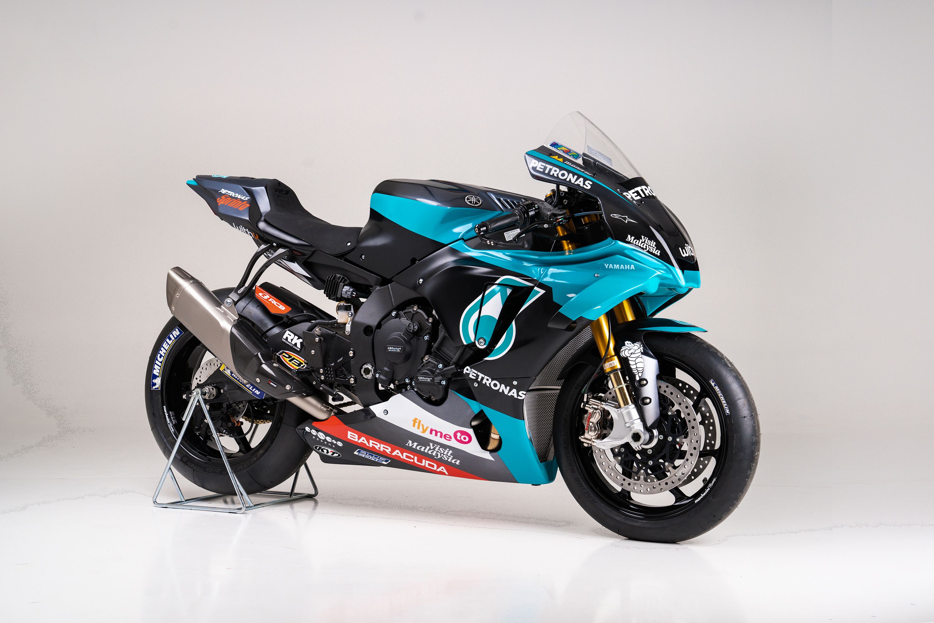Yamaha R1M 2020 Réplica Petronas Lateral