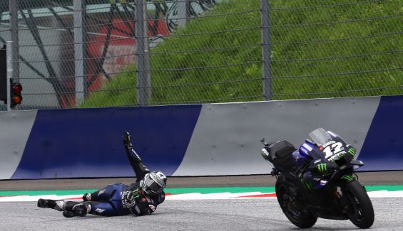 maverick vinales frenos yamaha