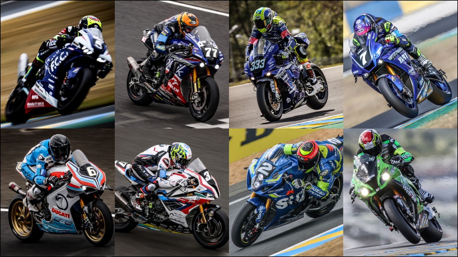 Favoritos en las 24 heures moto 2020