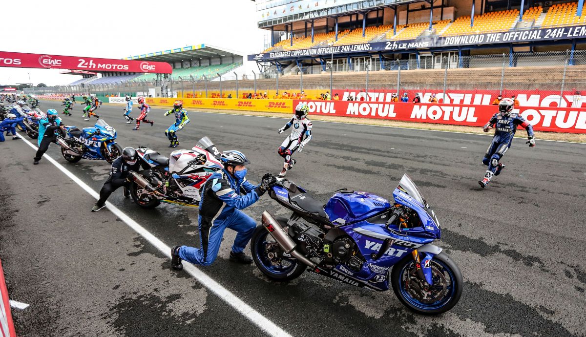 Salida de la carrera de las 24 horas de Le Mans 2020 Salida de la carrera de las 24 horas de Le Mans 2020