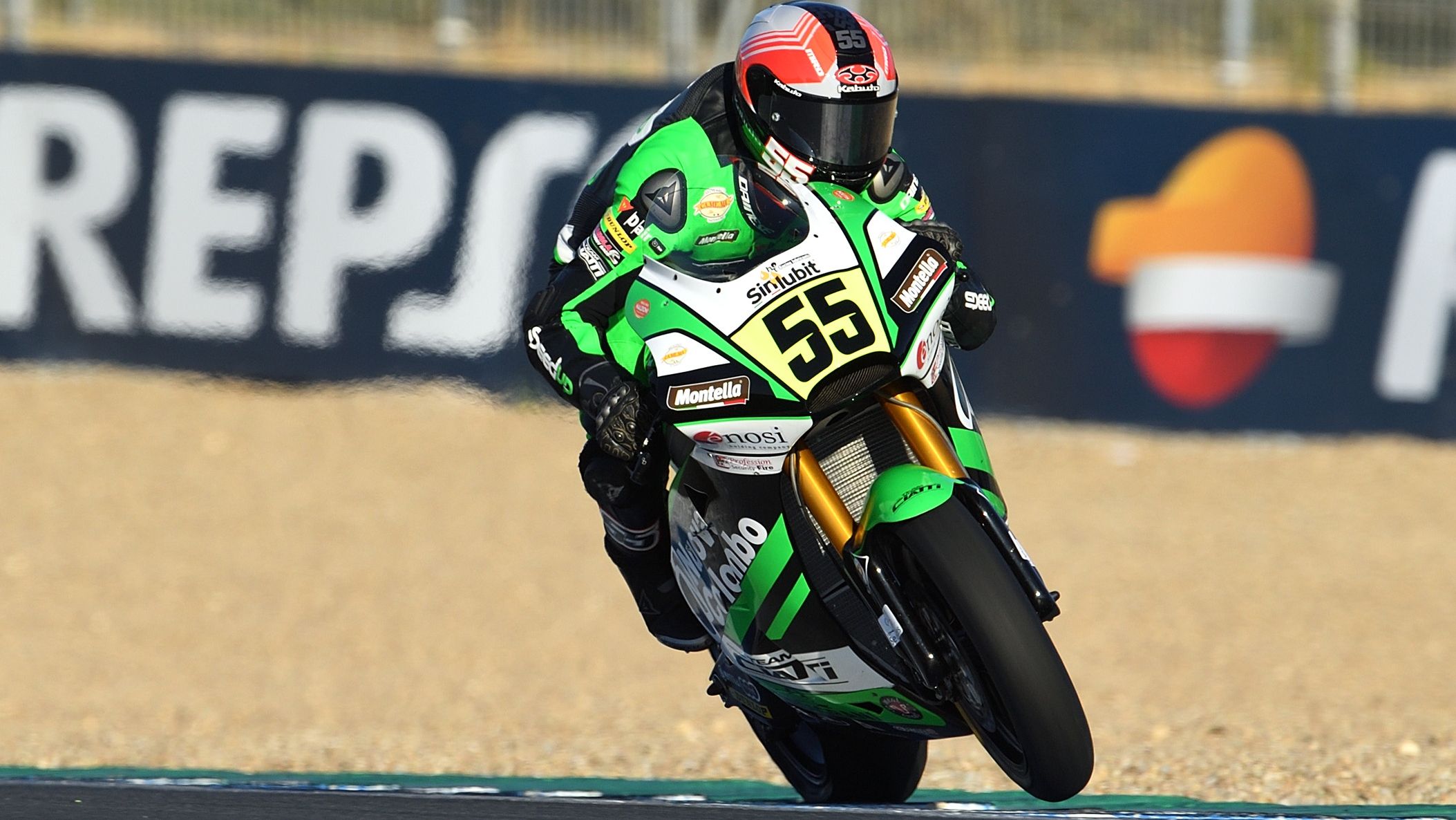 Yari Montella sigue sin rival en el Europeo de Moto2 en 2020