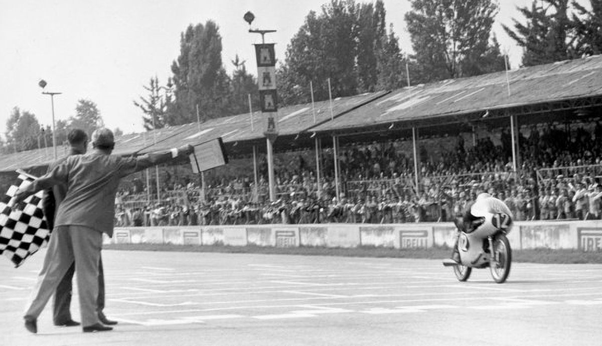 La GP Desmo 125 en 1956 La GP Desmo 125 en 1956