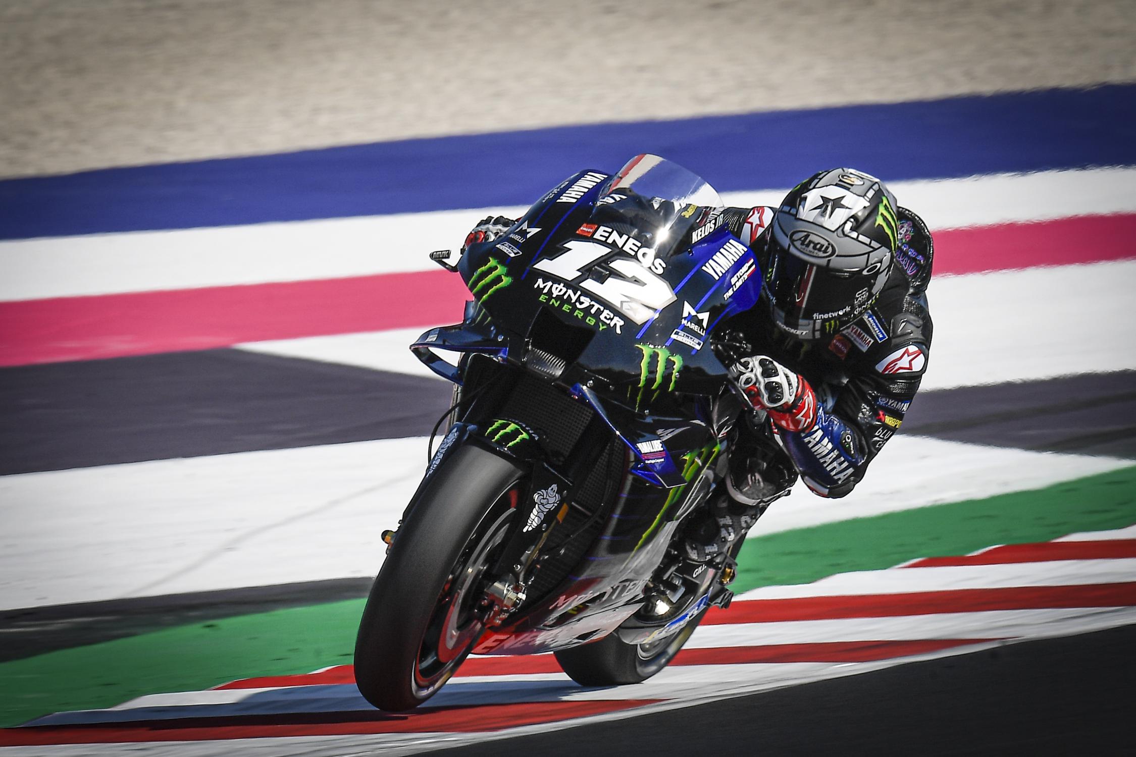 Maverick Viñales ha acabado con el segundo mejor tiempo del día en Misano.